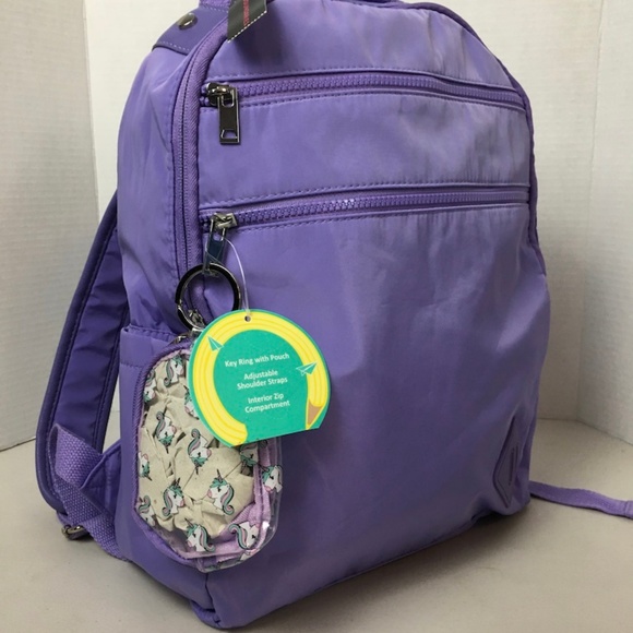 no boundaries square nylon backpack